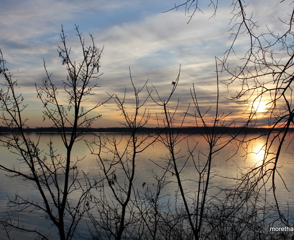 pelican lake sunset