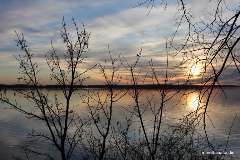 pelican lake sunset