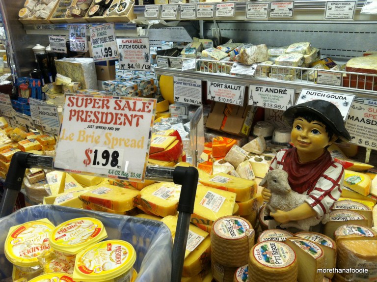 Cheese Section Zabars NYC