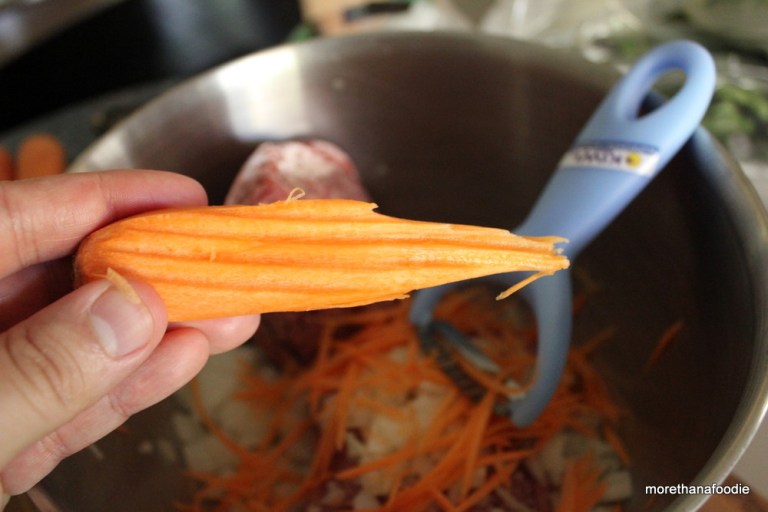 julienned carrot piece