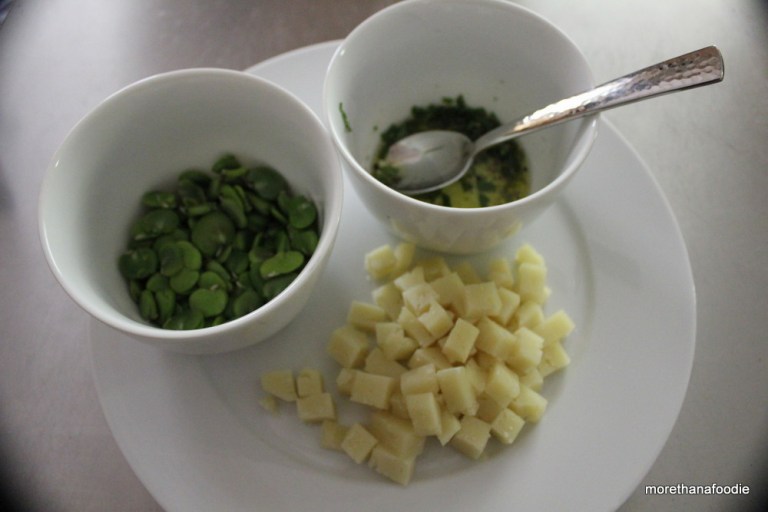 fava pecorino romano mint olive oil