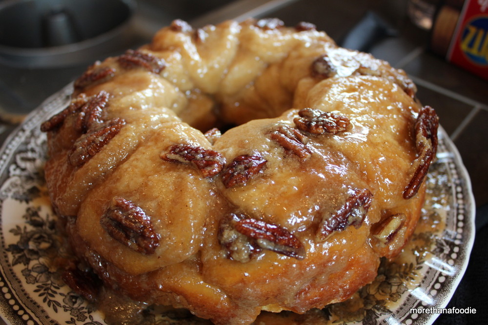 monkey bread angel food pan caramel bundt