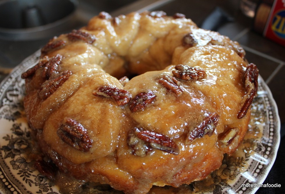 monkey bread angel food pan caramel bundt