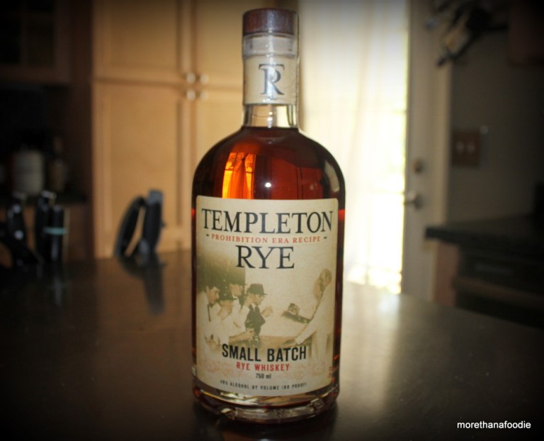 Templeton Rye Whiskey Iowa Small Batch Bottle