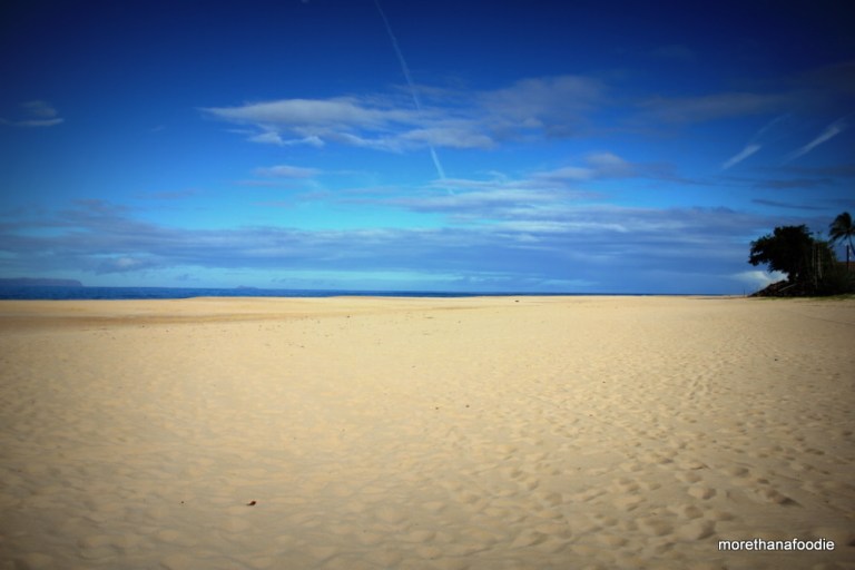 west coast kauai hawaii barking sands beach 2012