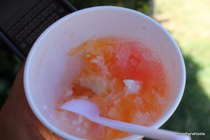 jo jo shave ice waimea kauai macnut ice cream