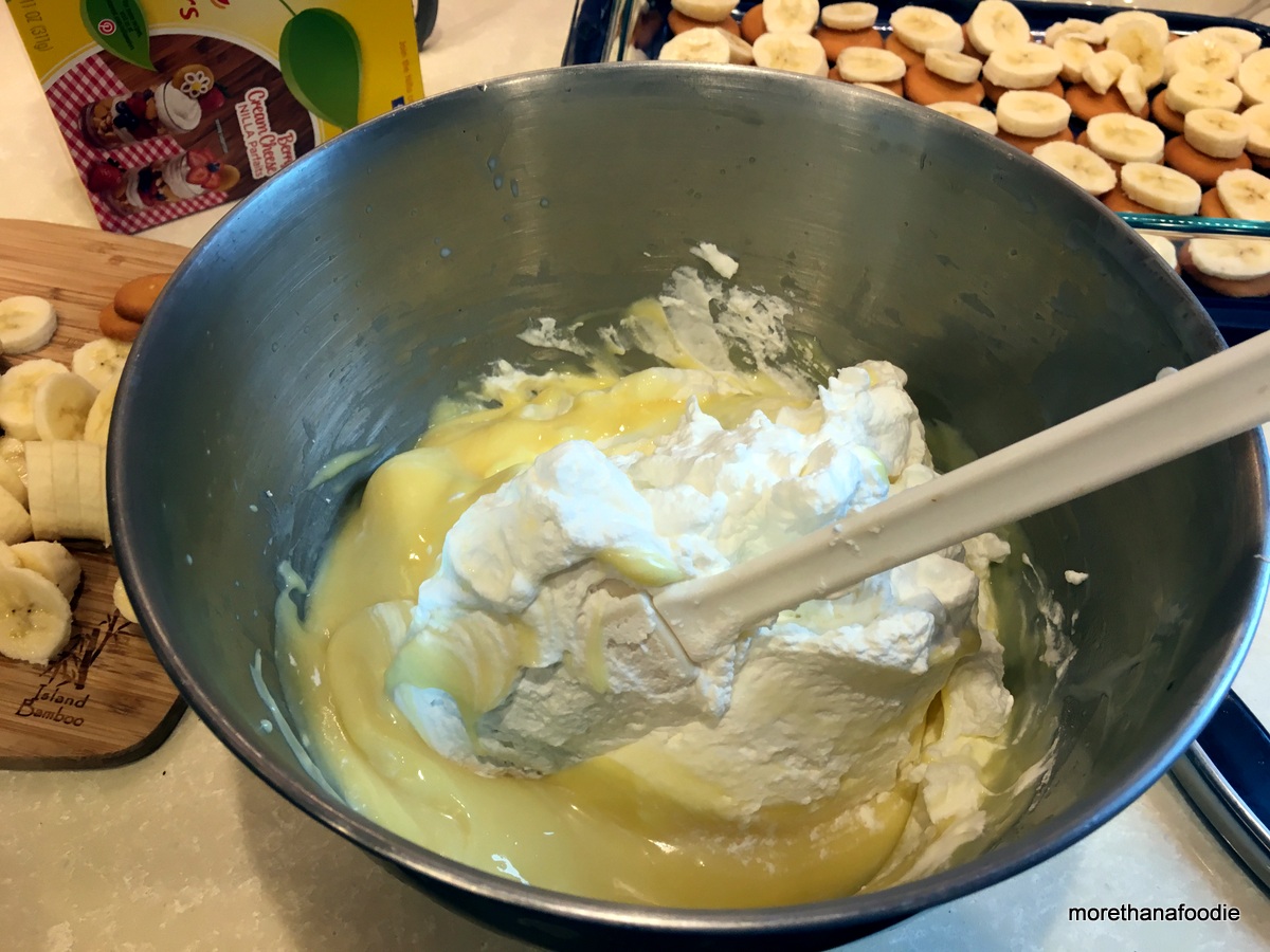 making banana pudding with nilla wafers