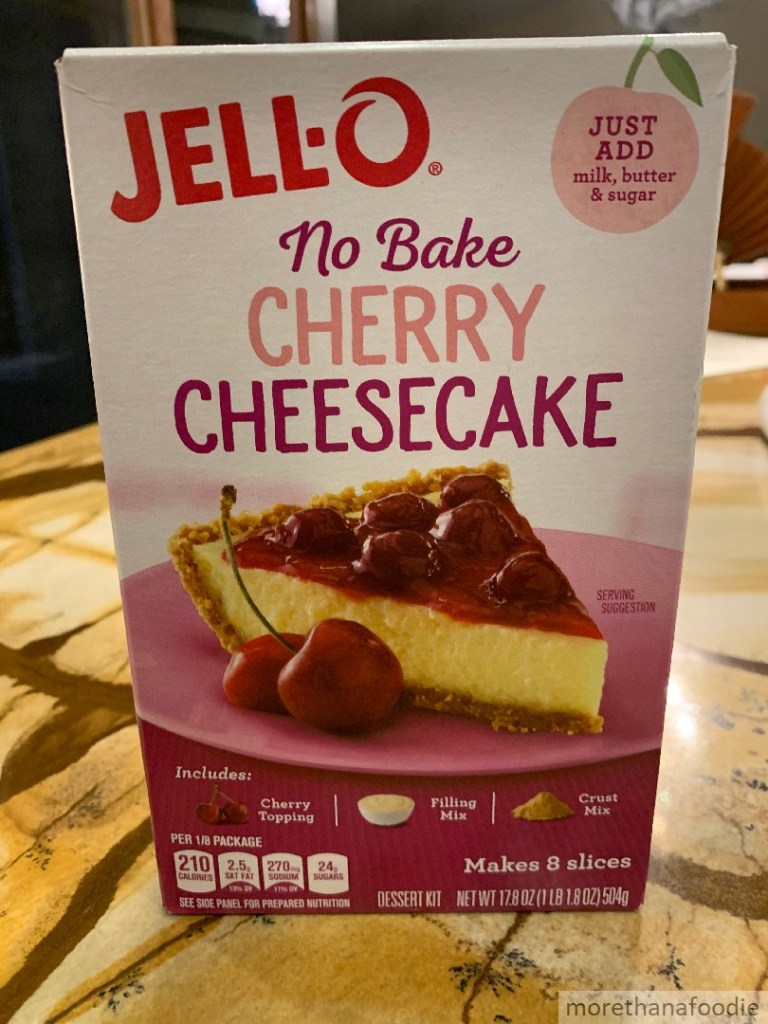jello no bake cherry cheesecake craving