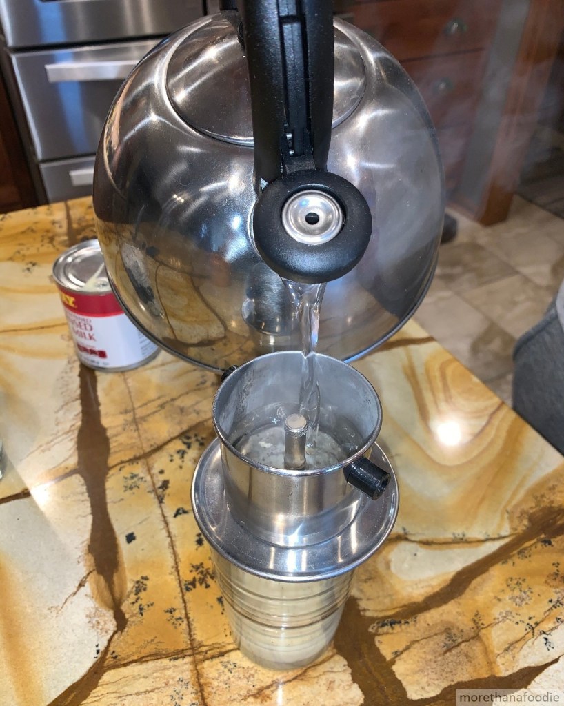 cafe sua da chickory coffee sweetened condensed milk vietnamese coffee