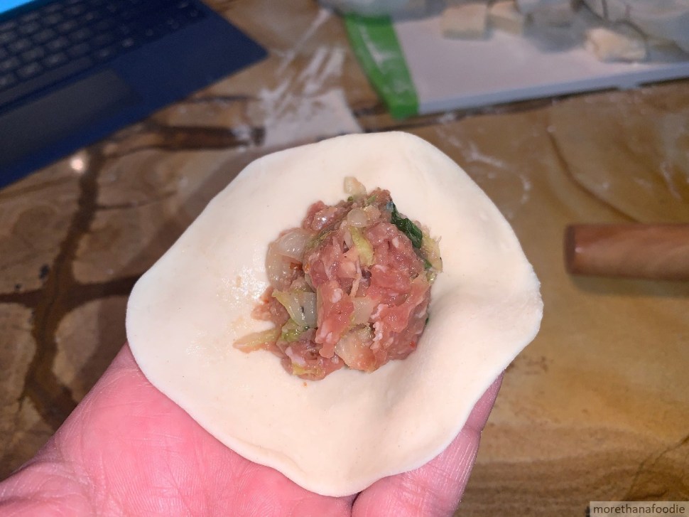 dough handmade chinese style pork dumplings morethanafoodie