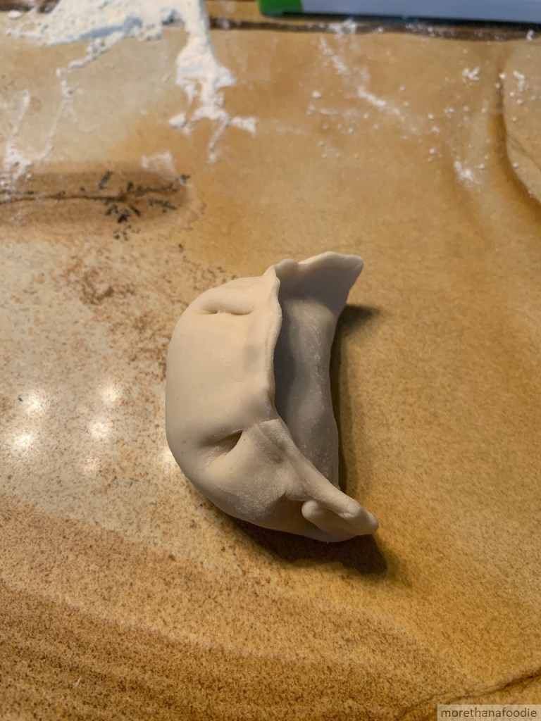 dough handmade chinese style pork dumplings