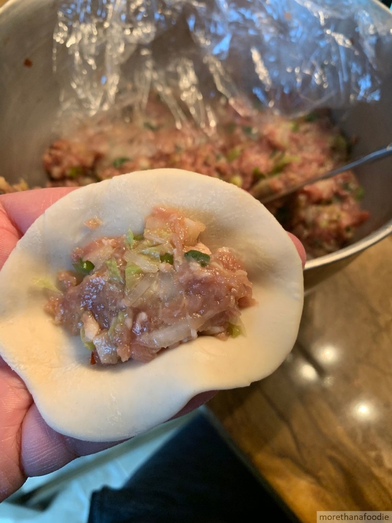dough handmade chinese style pork dumplings morethanafoodie